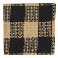 Thumbnail for Wicklow Check Dishcloth - Black Set of 6 Park Designs