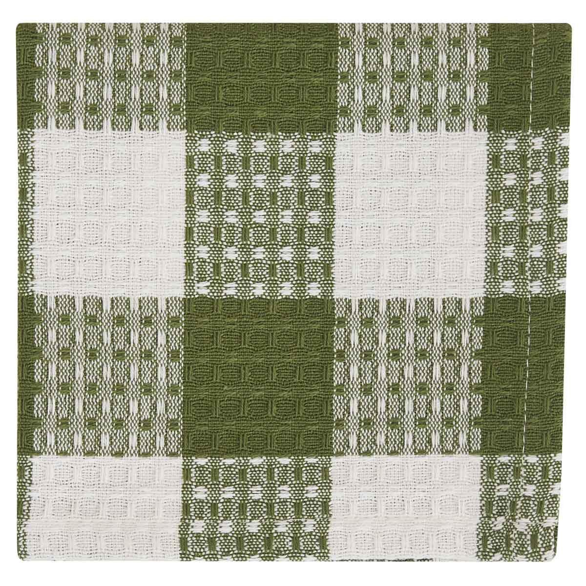 Wicklow Check Sage Dishcloths - Set of 6 Park Designs - The Fox Decor