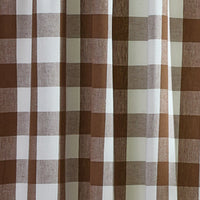 Thumbnail for Wicklow Check Brown & Cream Panels - 72x63 Set of 2 Park Designs