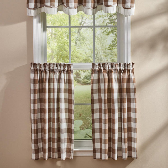 Wicklow Check Brown & Cream Tiers - 72x36 Park Designs - The Fox Decor