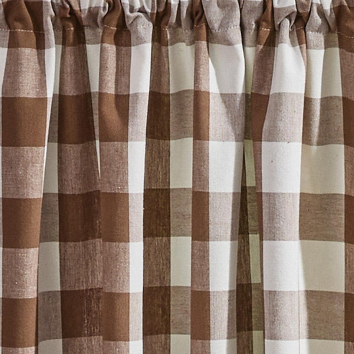 Wicklow Check Brown & Cream Tiers - 72x36 Park Designs