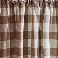 Thumbnail for Wicklow Check Brown & Cream Tiers - 72x36 Park Designs - The Fox Decor
