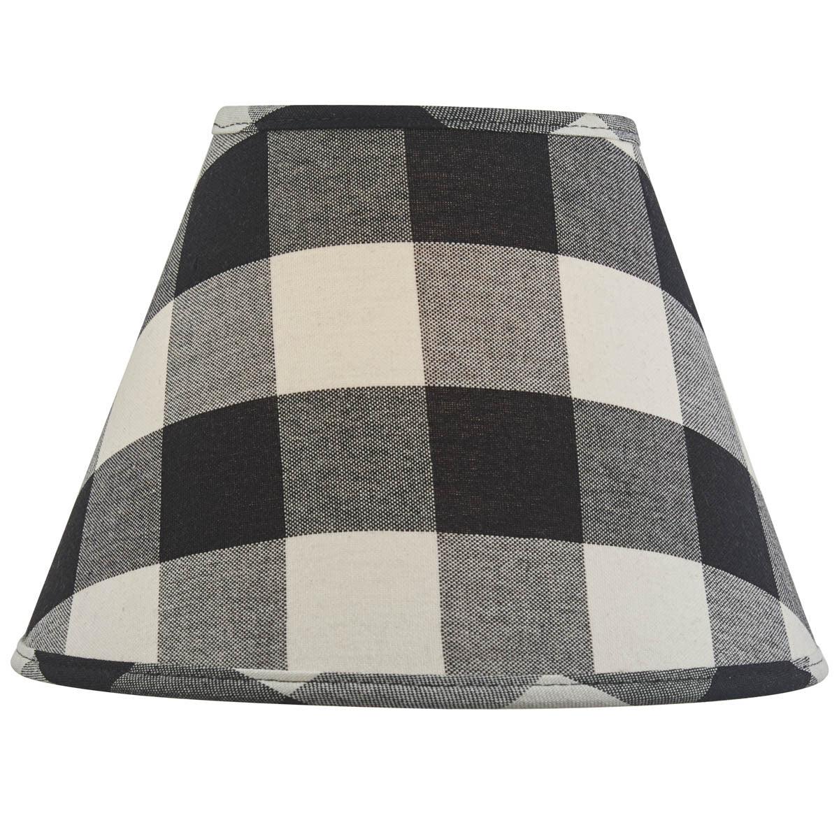 Wicklow Check Lampshades - Black & Cream Park Designs - The Fox Decor