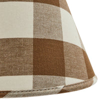 Thumbnail for Wicklow Check Brown & Cream Lamp Shade - 10