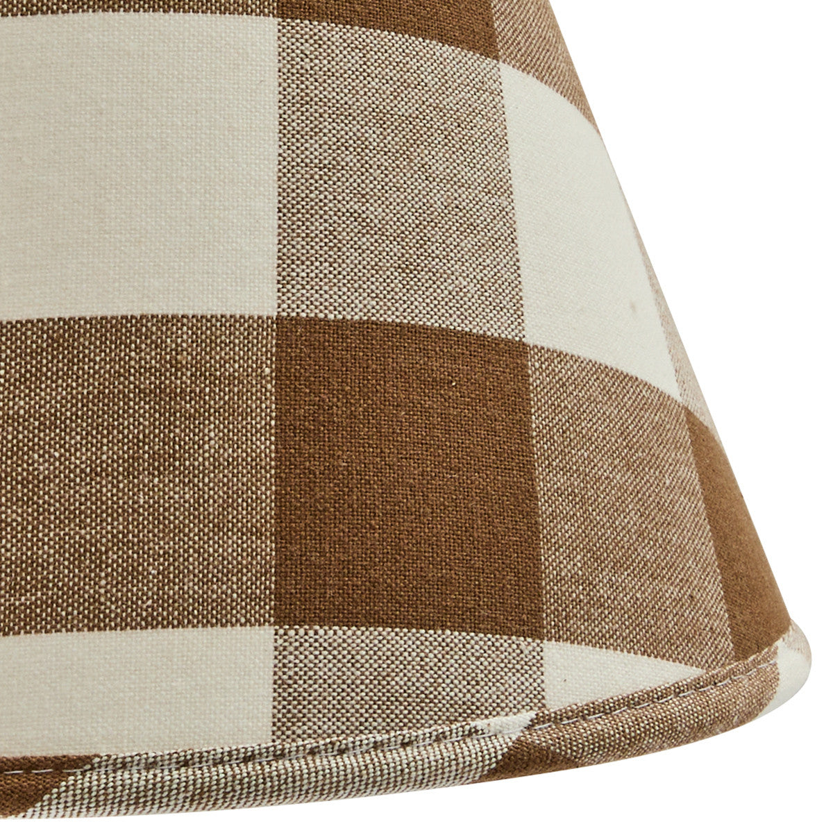 Wicklow Check Brown & Cream Lamp Shade - 10"Set of 2  Park Designs