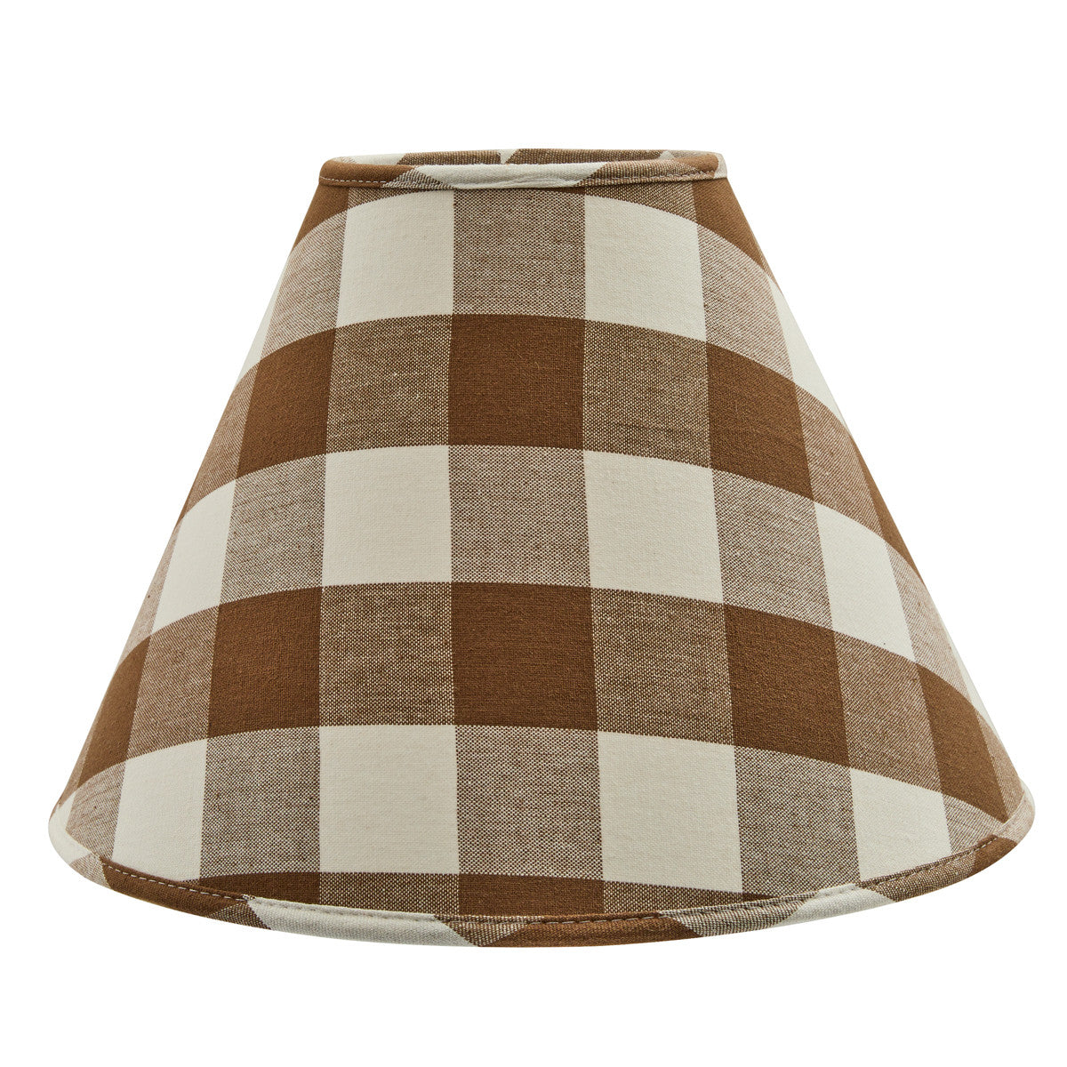 Wicklow Check Brown & Cream Lamp Shade - 14" Set of 2 Park Designs