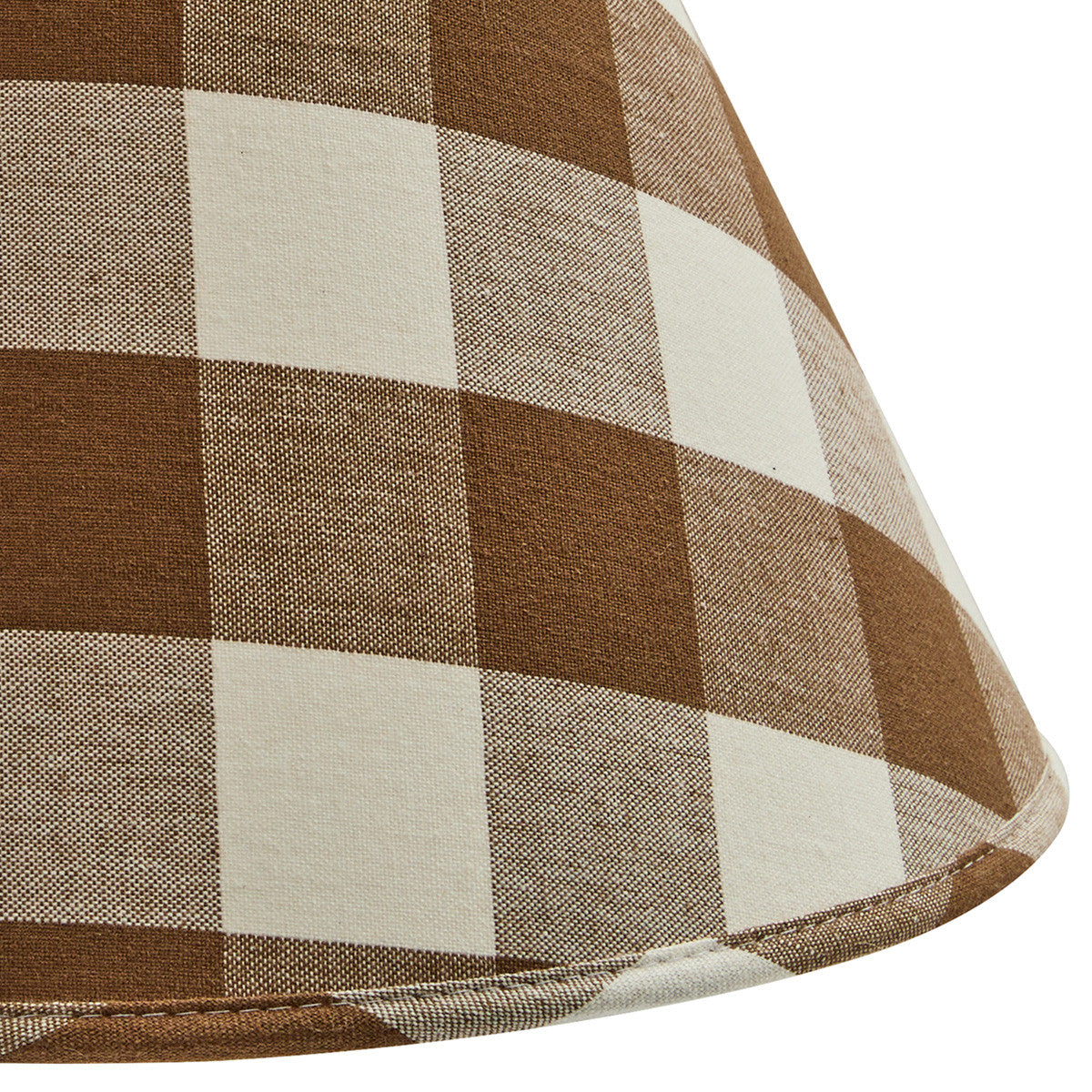 Wicklow Check Brown & Cream Lamp Shade - 12" Set of 2 Park Designs