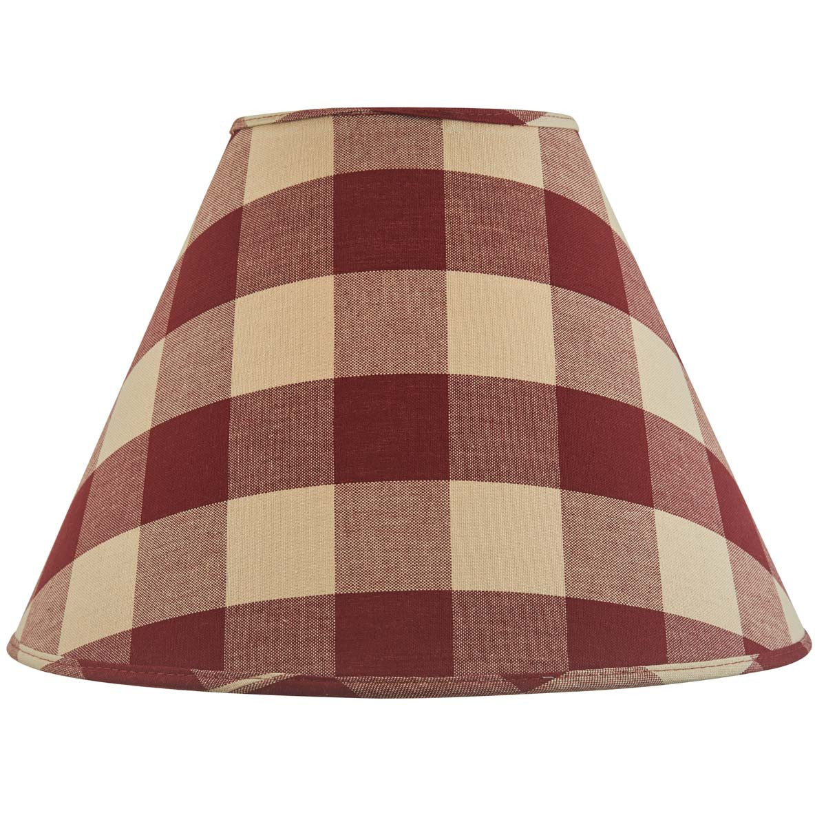 Wicklow Check Lampshades  Garnet - 14" Park Designs