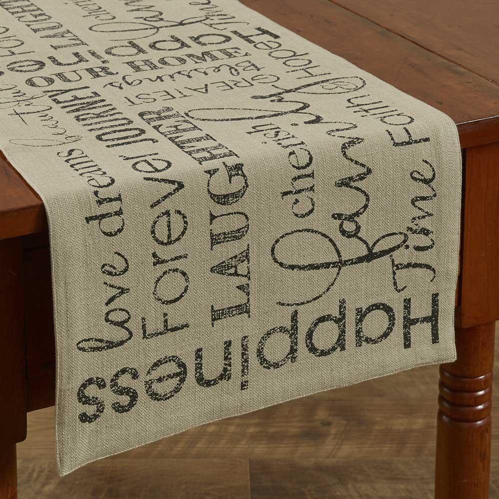 Dover Table Runner - 36"L Park Designs - The Fox Decor