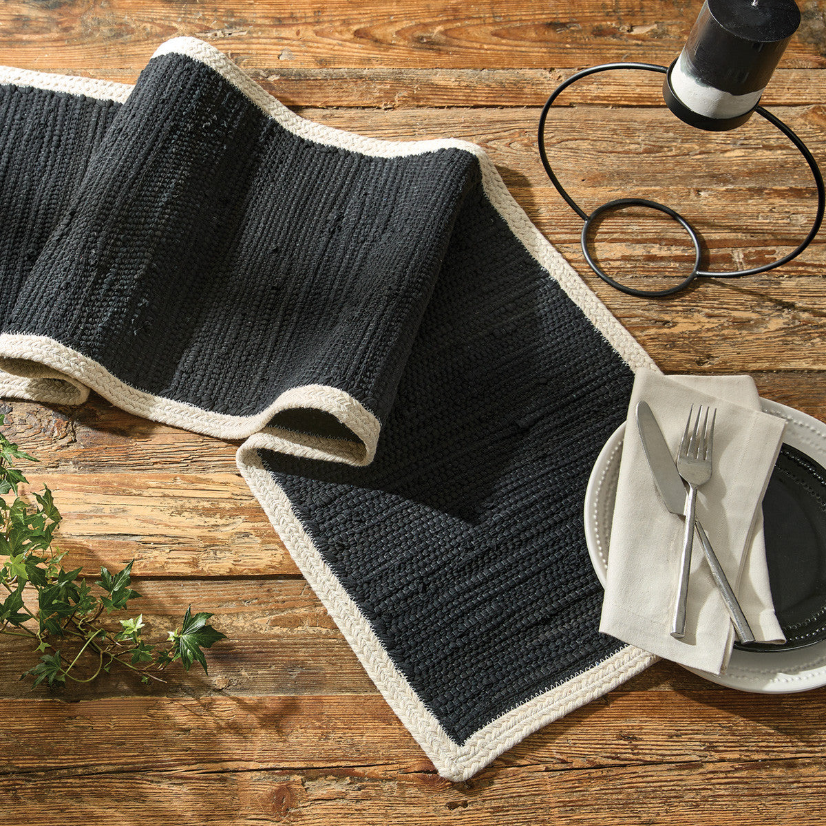Dune Table Runner 72" L - Black Park Designs - The Fox Decor