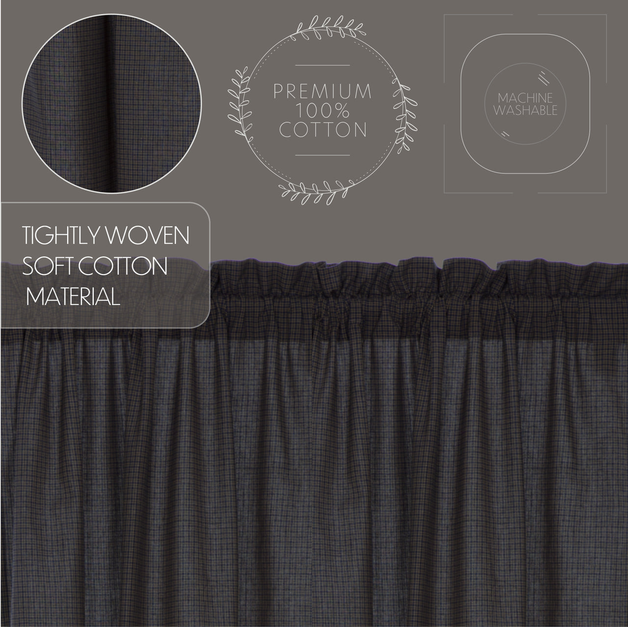 Arlington Swag Scalloped Set of 2-36x36x16