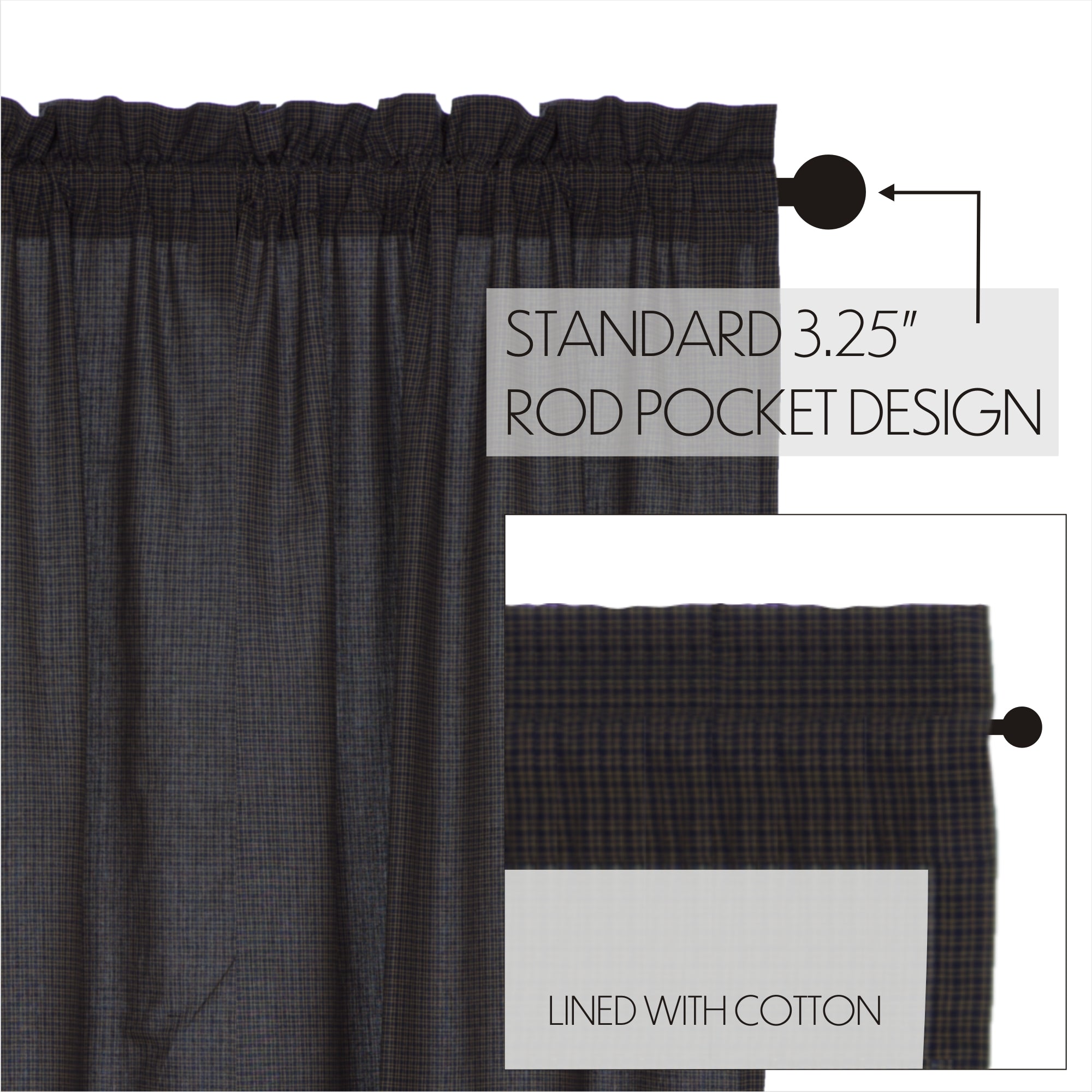 Arlington Swag Scalloped Set of 2-36x36x16