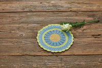 Thumbnail for Flora Round Crochet Accent Mat 8