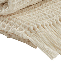 Thumbnail for Ellery Throw - Natural Set of 2 Park Designs
