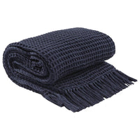 Thumbnail for Ellery Throw - Navy Set of 2 Park Designs - The Fox Decor