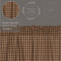 Thumbnail for Prescott Short Panel Curtain Scalloped Set of 2 63x36 - The Fox Decor