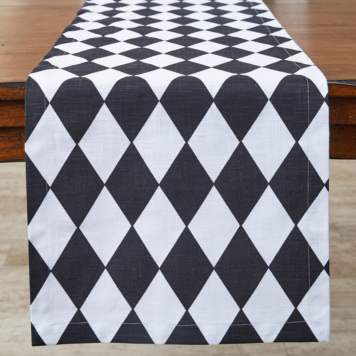 Harlequin Table Runner 54"L Park Designs - The Fox Decor