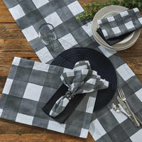 Thumbnail for Buffalo Check Watercolor Napkin - Black Set of 4 Park Designs - The Fox Decor