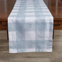Buffalo Check Watercolor Table Runner 54