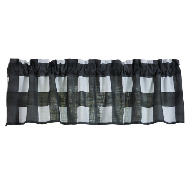 Buffalo Check Watercolor Valance 14
