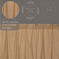 Thumbnail for Millsboro Short Panel Curtain Scalloped Set of 2 63