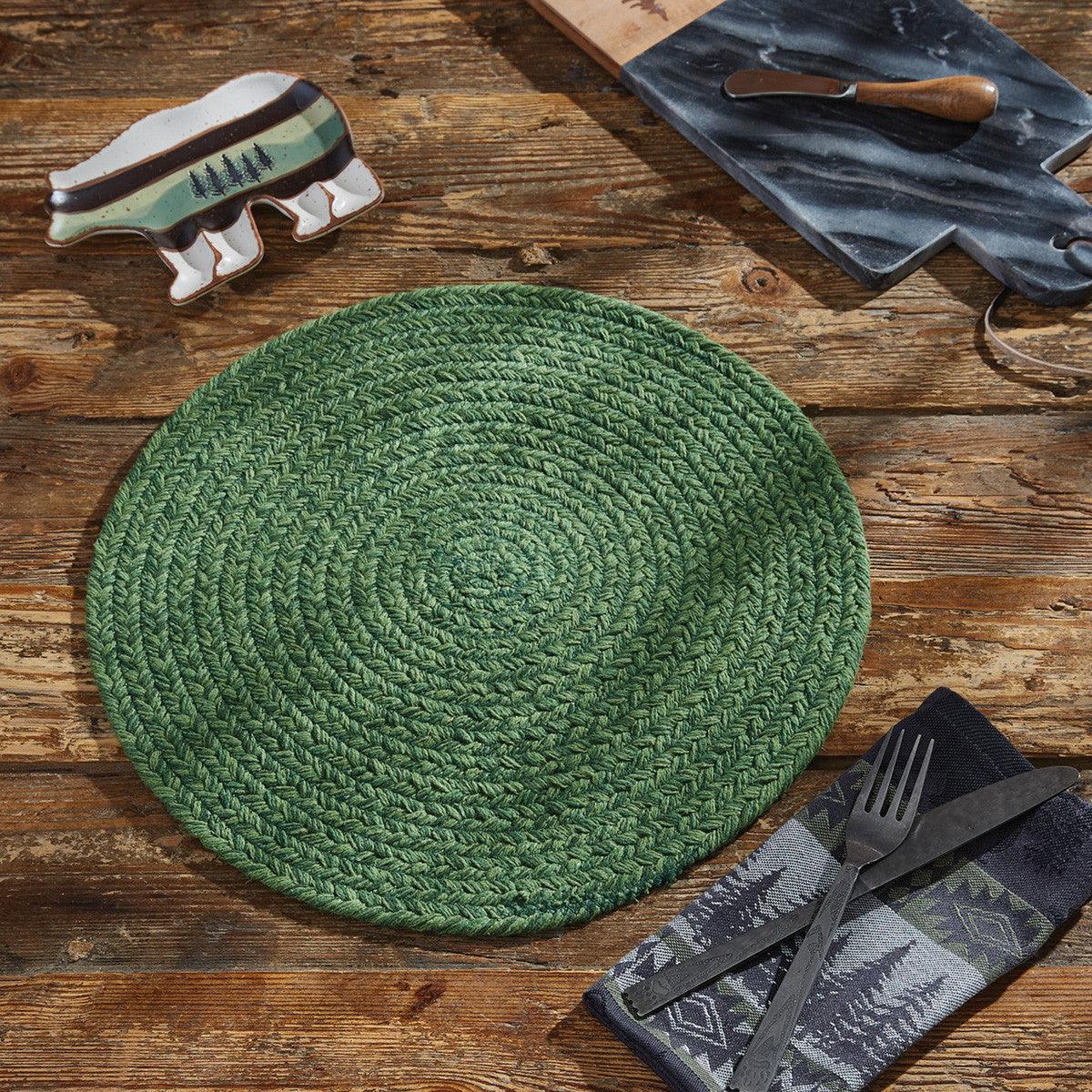 Spice Bin Braided Placemat - Basil Set of 12 Park Designs - The Fox Decor