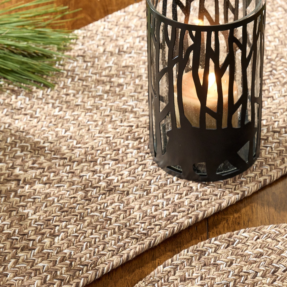 Spice Bin Braided Table Runner 54"L - Set of 2 Cocoa Park Designs