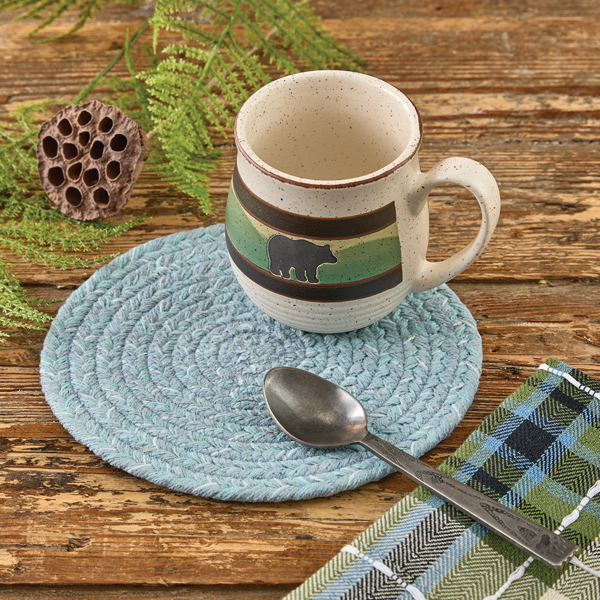 Spice Bin Braided Trivet 8" Spice Island - Set of 4 Park Designs - The Fox Decor