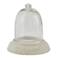 Thumbnail for Cream Metal Bell Cloche Base - Small  Park Designs