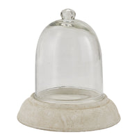 Thumbnail for Cream Metal Bell Cloche Base - Small  Park Designs