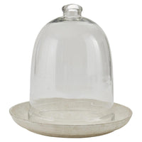 Thumbnail for Cream Metal Bell Cloche Base - Large Set of 2 Park Designs - The Fox Decor
