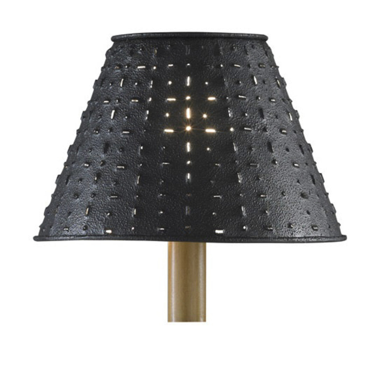 Metal Dot Dash Shade - 12" - Black Park Designs - The Fox Decor