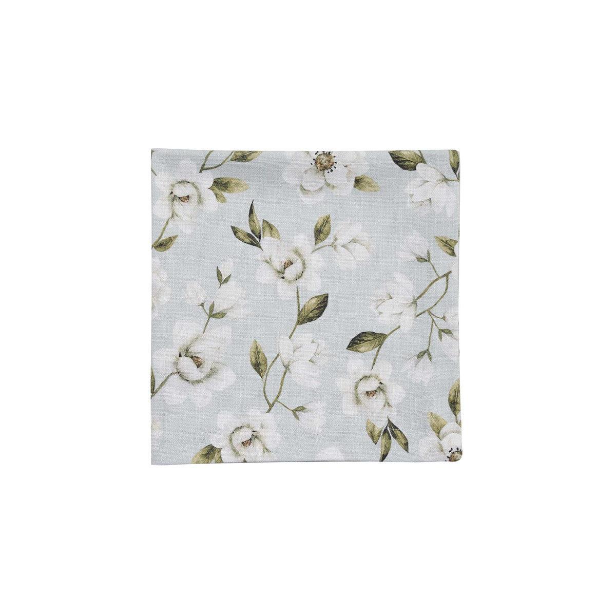Magnolia Floral Small Print Napkin Set of 4 Park Designs - The Fox Decor