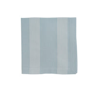 Thumbnail for Blue Mist Stripe Woven Napkin Set of 6 Park Designs