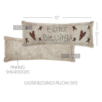 Spring In Bloom Easter Blessings Pillow 5x15 - The Fox Decor