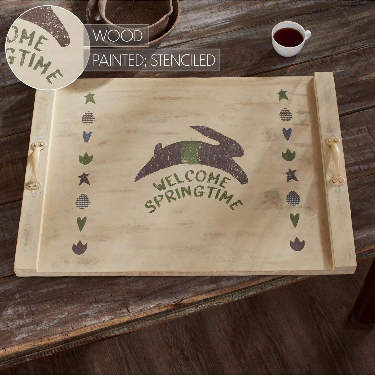Welcome Springtime Noodle Board 21.5x29.5 - The Fox Decor