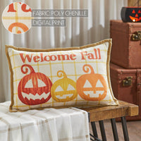 Country Halloween Welcome Fall Pillow 14x22 - The Fox Decor