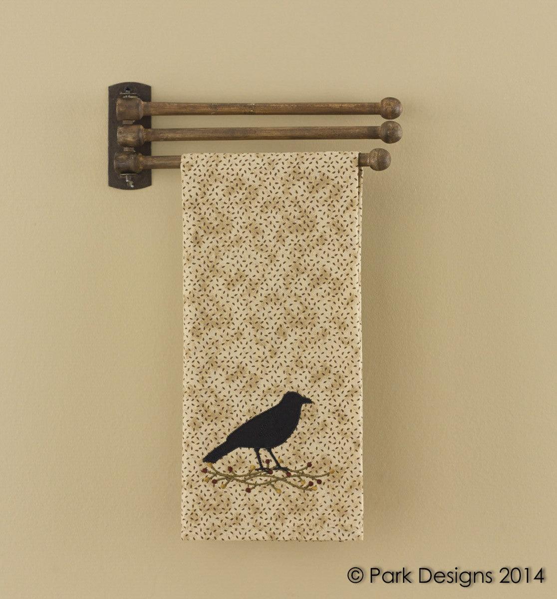 3 Prong Wood Towel Rack Park Designs - The Fox Decor