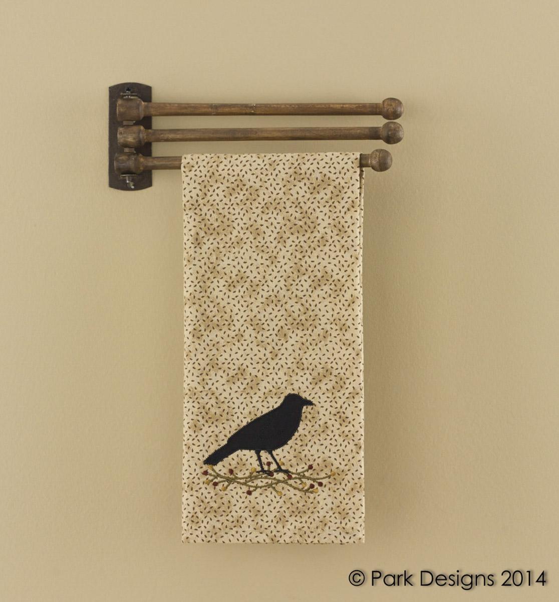 3 Prong Wood Towel Rack - Park Designs - The Fox Decor