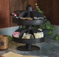 2-Tier Small Lazy Susan - Black Park Designs - The Fox Decor