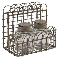 Thumbnail for Zinc Wire Napkin and Salt & Pepper Caddy Park Designs - The Fox Decor