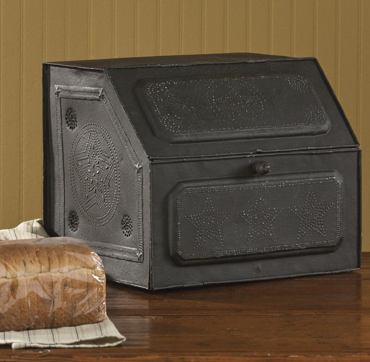 Black Star Metal Bread Box - Park Designs