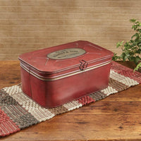 Thumbnail for Hanford Storage Box - Red - Park Designs - The Fox Decor