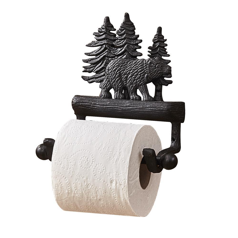 Cast Black Bear Toilet Tissue - Park Designs - The Fox Decor