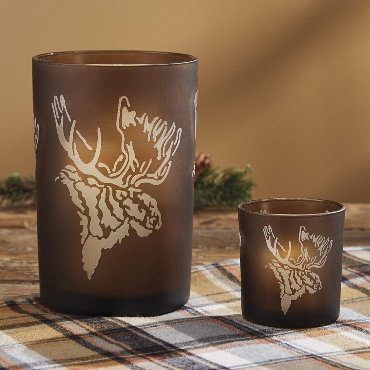 Moose Pillar Holder Set of 4  Park Designs