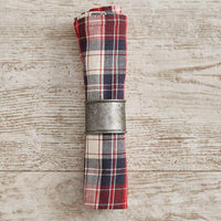 Round Cuff Napkin Rings - Galvanized Set of 6 Park Designs - The Fox Decor