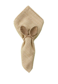 Thumbnail for Burlap Bunny Ears Napkin Ring Set of 6 Park Designs - The Fox Decor