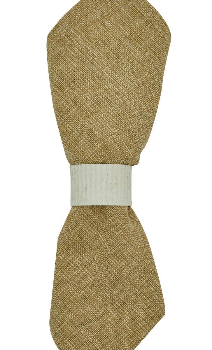 Crimped Napkin Ring - Cream Set of 6 Park Designs - The Fox Decor