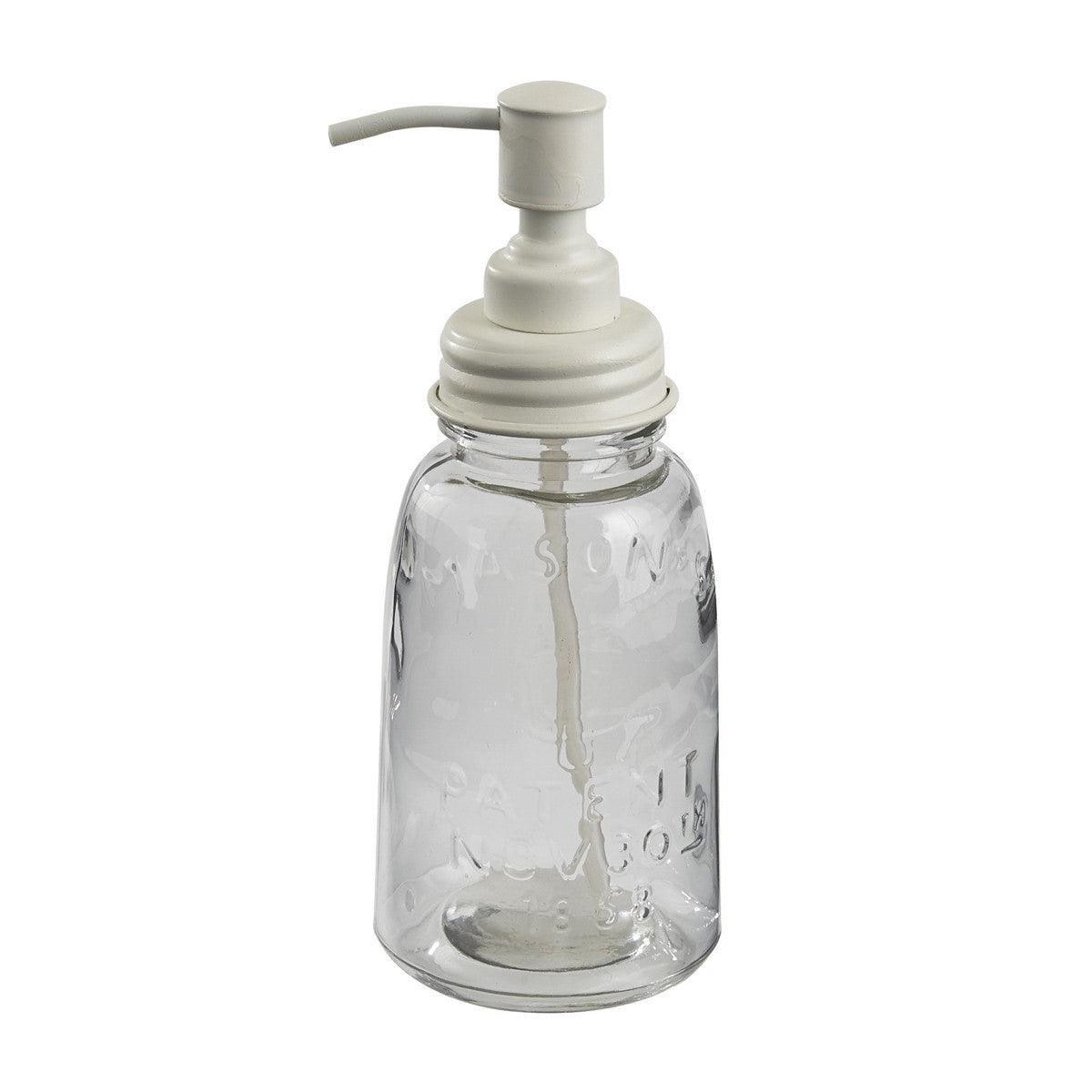 Mason Jar Soap Dispenser - White Park Designs - The Fox Decor