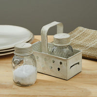 Thumbnail for Grater Caddy with Mason Jar Salt & Pepper Set Park Designs - The Fox Decor